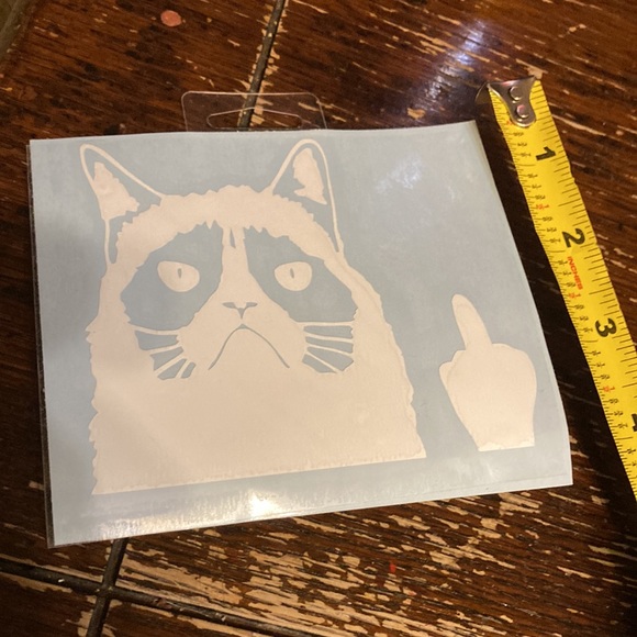 Funny car decals featuring a kitty 🐈‍⬛ - Picture 2 of 2
